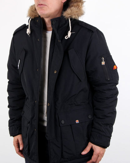 Ellesse Blizzard Parka Black