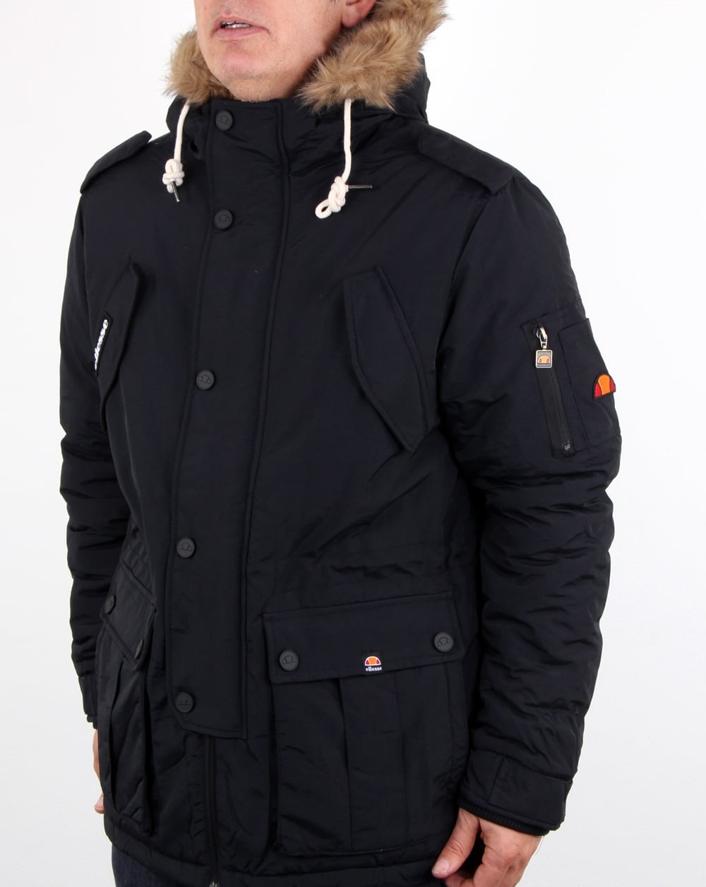 Ellesse Blizzard Parka Black