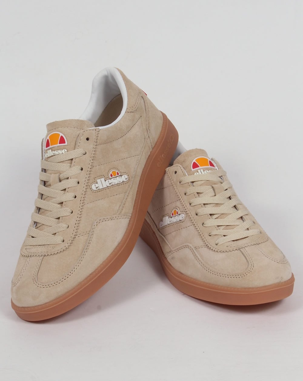 Ellesse Calcio Trainers Oatmeal/Gum