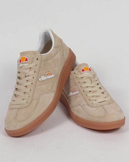 Ellesse Calcio Trainers Oatmeal/Gum