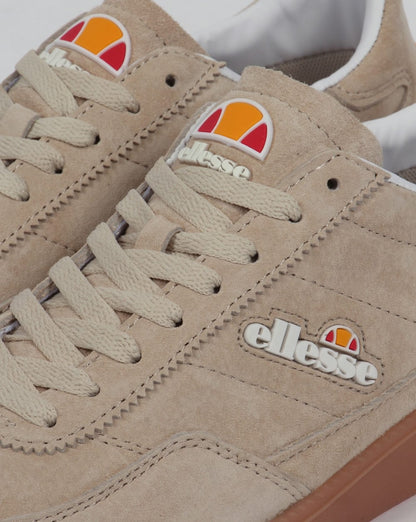Ellesse Calcio Trainers Oatmeal/Gum
