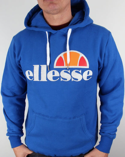 Ellesse Castello Overhead Logo Hoody Turkish Sea