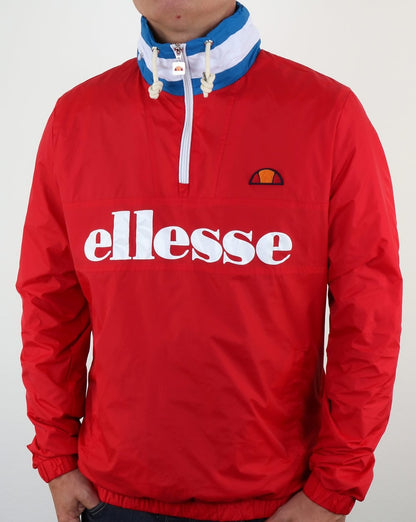 Ellesse Continental Hooded Jacket Red