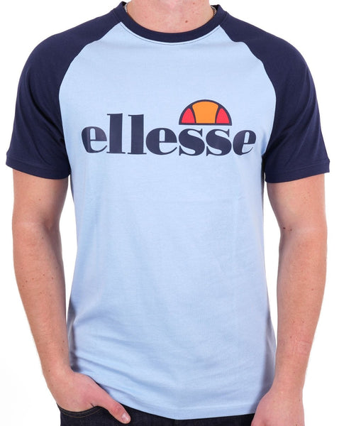 Ellesse Corp T Shirt Sky Blue/Navy