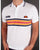 Ellesse Elite Striped Polo Shirt White