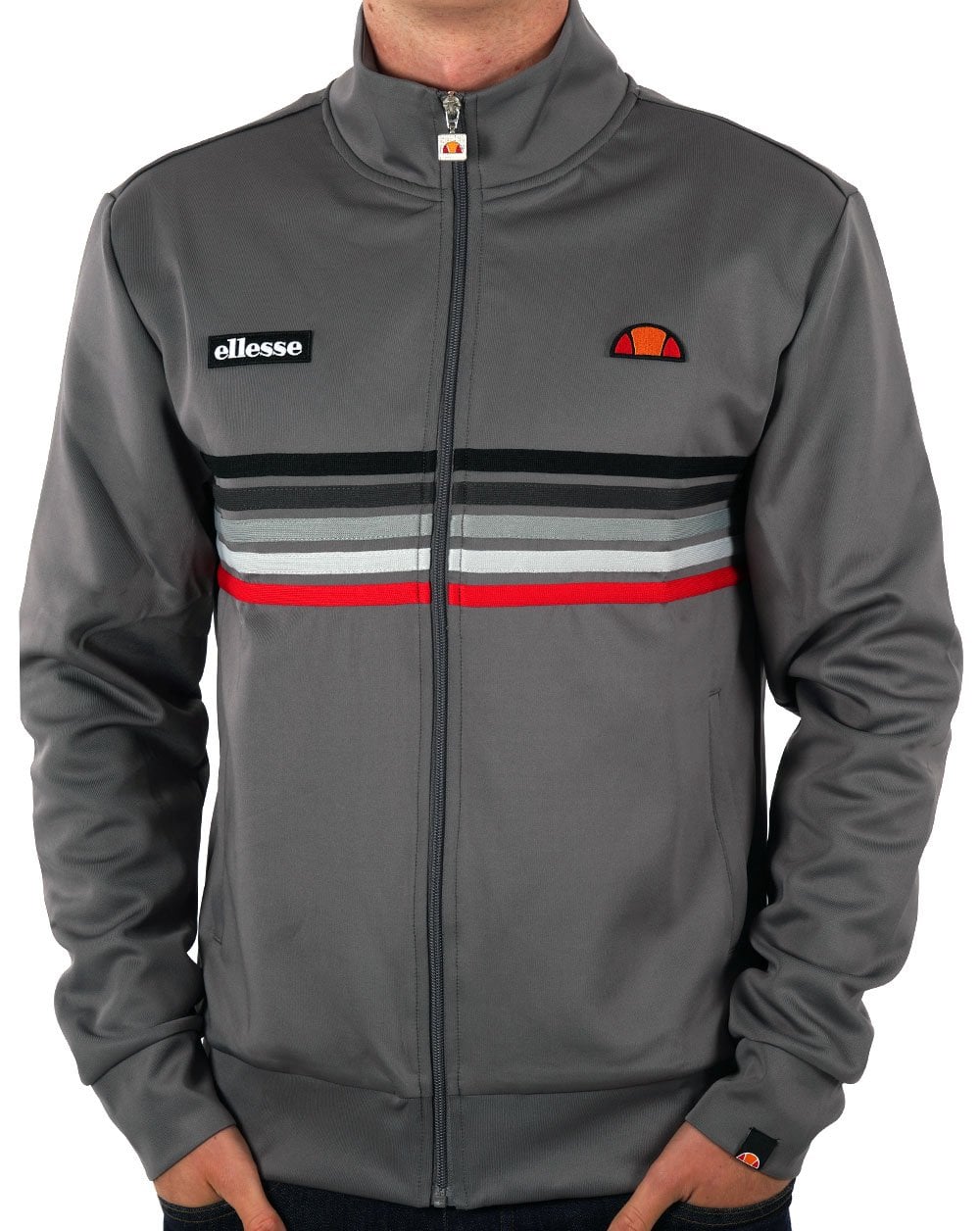Ellesse Elite Track Top Grey