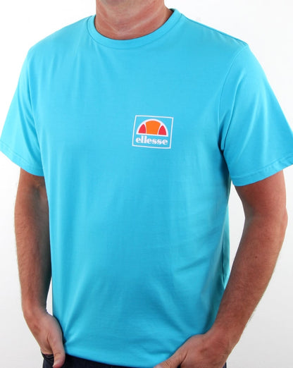 Ellesse Emeroni T Shirt Blue Atoll