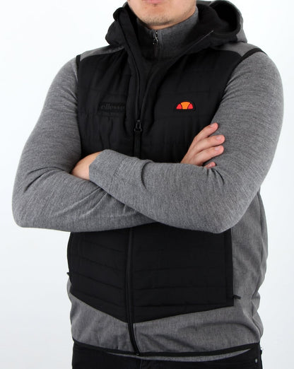 Ellesse Etros Reflective Gilet Black