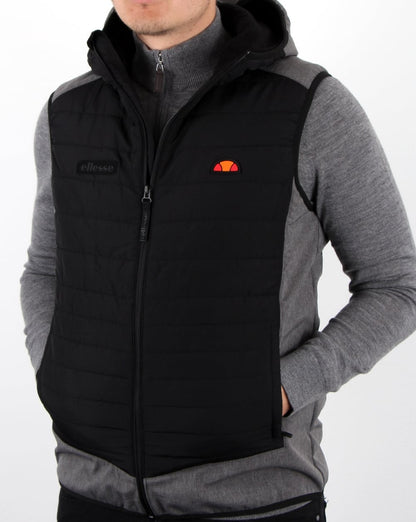 Ellesse Etros Reflective Gilet Black