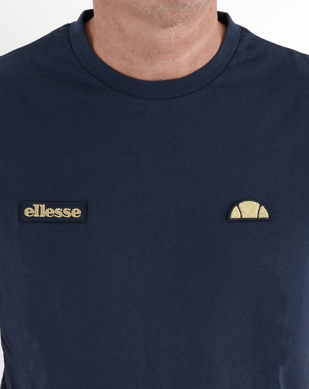Ellesse Floran T Shirt Navy/Gold