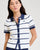 Ellesse Framura Knit Polo Off White/Dark Blue
