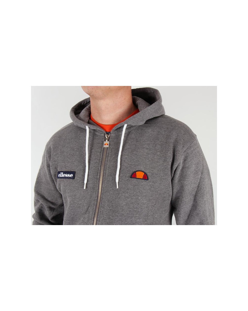 Ellesse Full Zip Hoodie Dark Grey