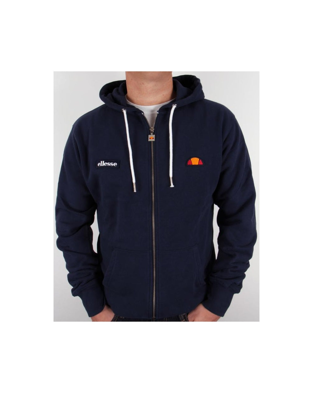 Ellesse Full Zip Hoodie Navy