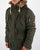 Ellesse Fur Lined Hooded Parka Olive