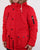 Ellesse Fur Lined hooded Parka Red