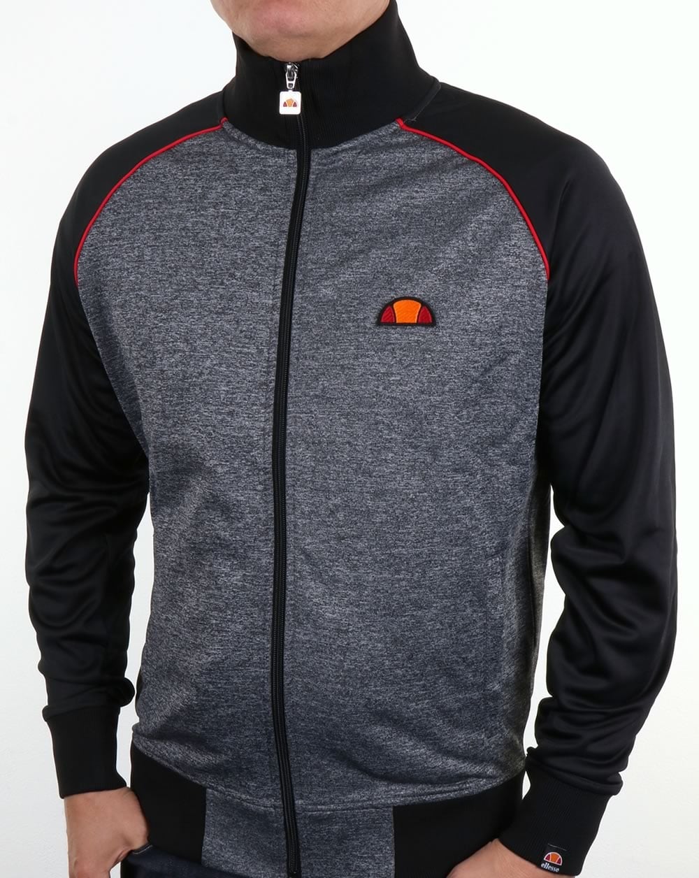 Ellesse Jetter Track Top Heather Charcoal/black