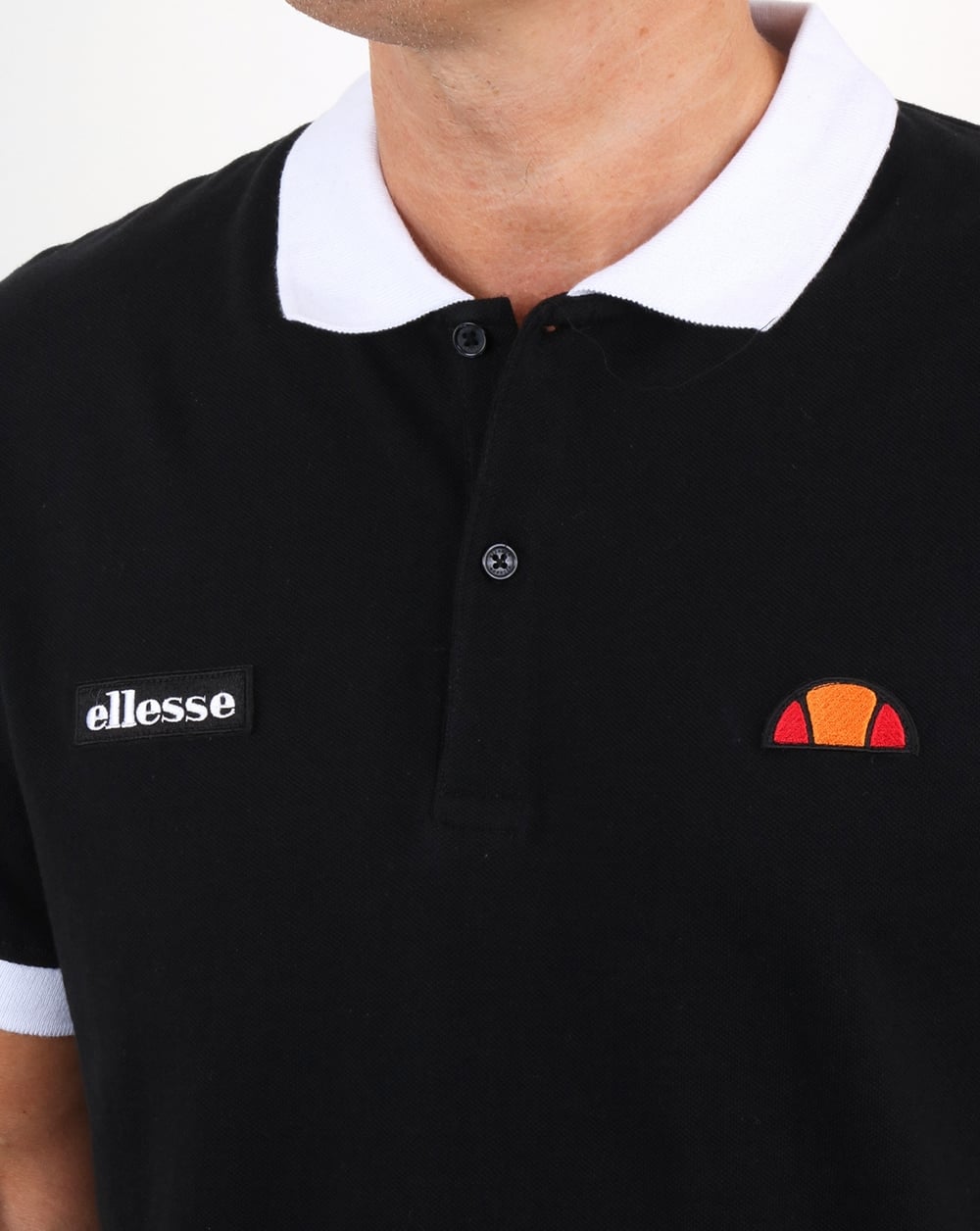 Ellesse Lessepsia Polo Shirt Black
