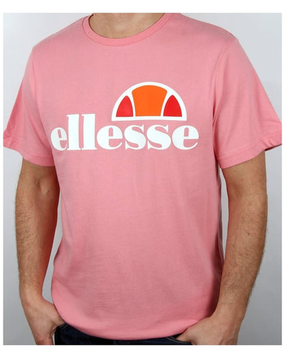 Ellesse Logo T Shirt Candy Pink