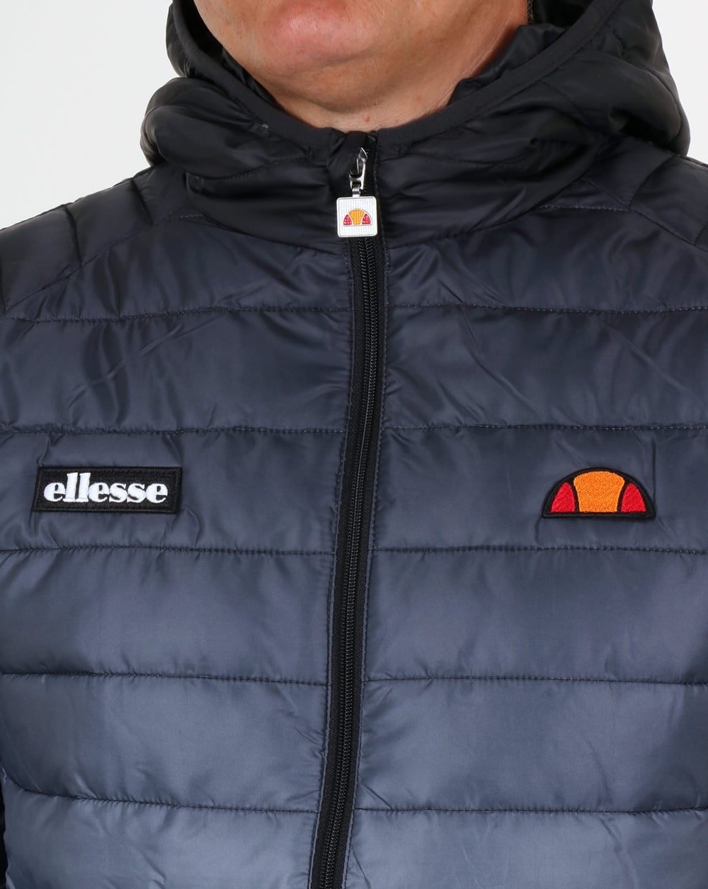 Ellesse Lombardy Bubble Fade Jacket Black/White