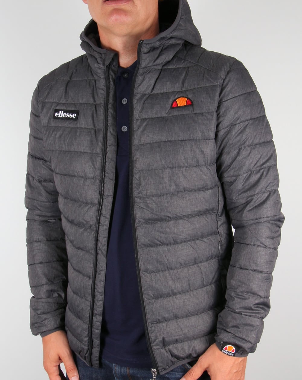 Ellesse Lombardy Bubble Jacket Graphite Grey