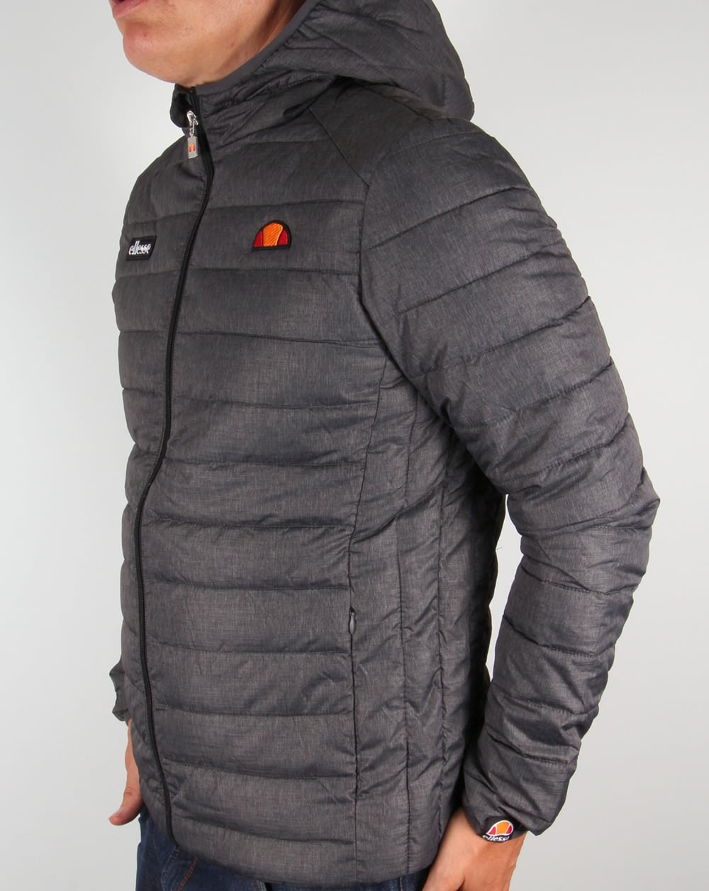 Ellesse Lombardy Bubble Jacket Graphite Grey