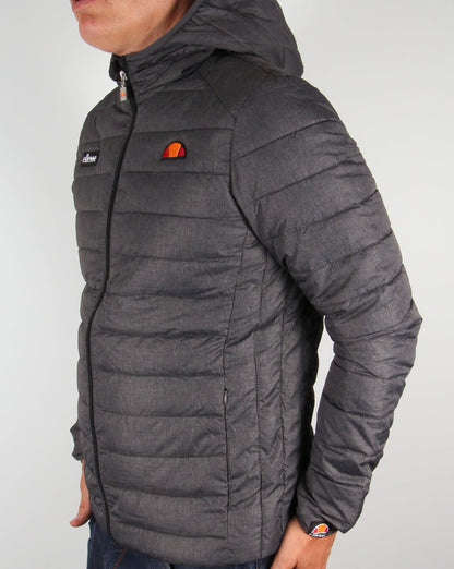 Ellesse Lombardy Bubble Jacket Graphite Grey