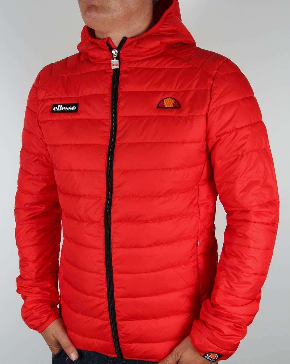 Ellesse Lombardy Bubble Jacket Red