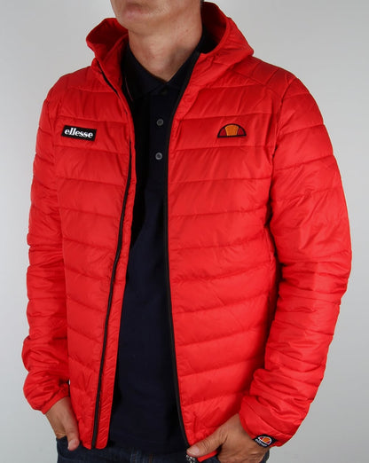 Ellesse Lombardy Bubble Jacket Red