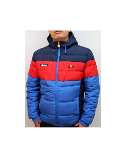 Ellesse Marinelli Padded Jacket Navy/red/royal Blue