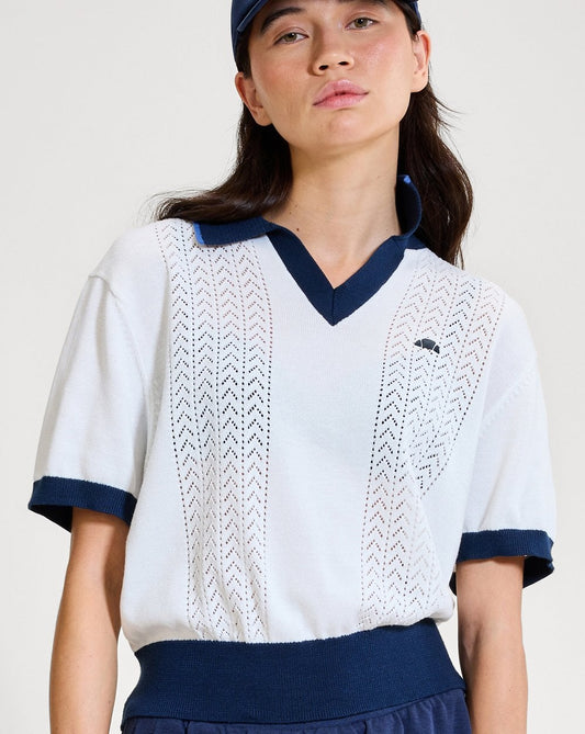 Ellesse Maurices Knit Polo White