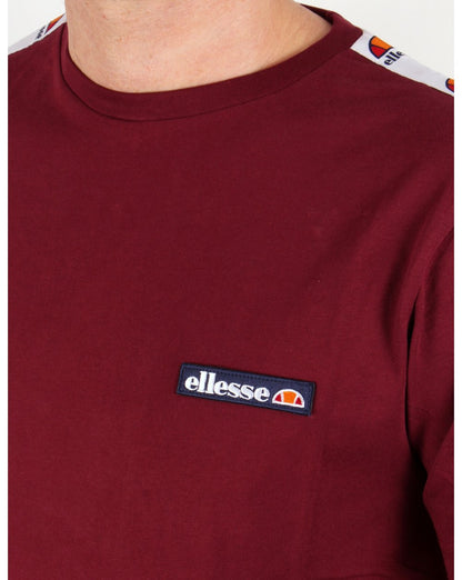 Ellesse Merlo Taping T-shirt Burgundy