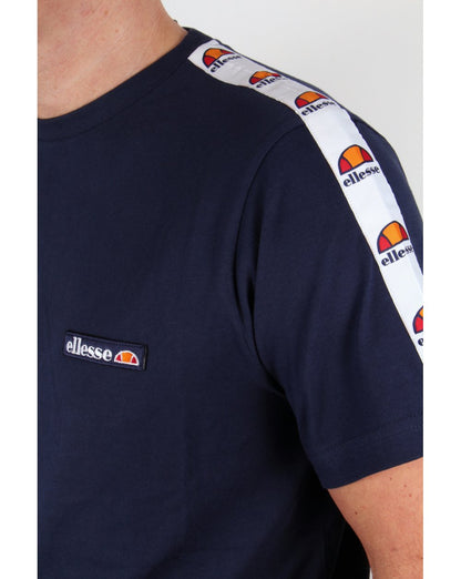 Ellesse Merlo Taping T-shirt Navy Blue