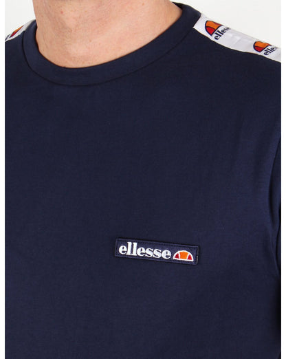 Ellesse Merlo Taping T-shirt Navy Blue
