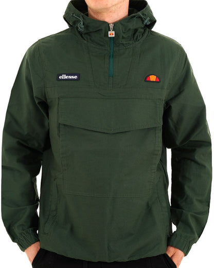 Ellesse Mont Canvas Overhead Jacket Dark Green