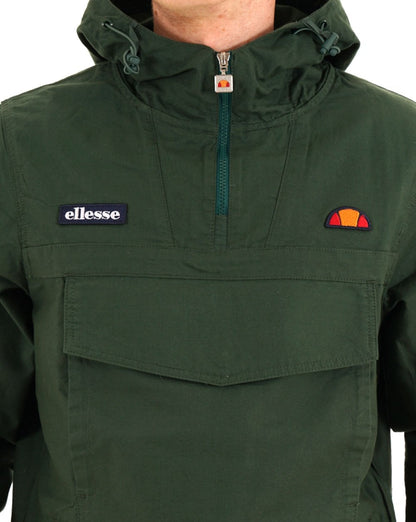 Ellesse Mont Canvas Overhead Jacket Dark Green