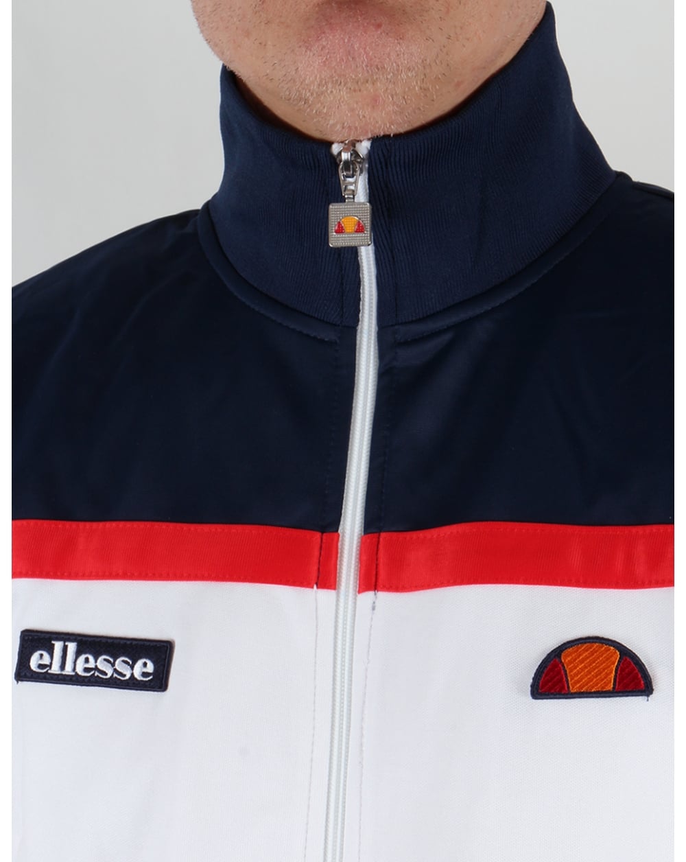 Ellesse Moresco Track Top White/navy/red