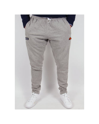 Ellesse Morrone Fleece Track Bottoms Grey Marl