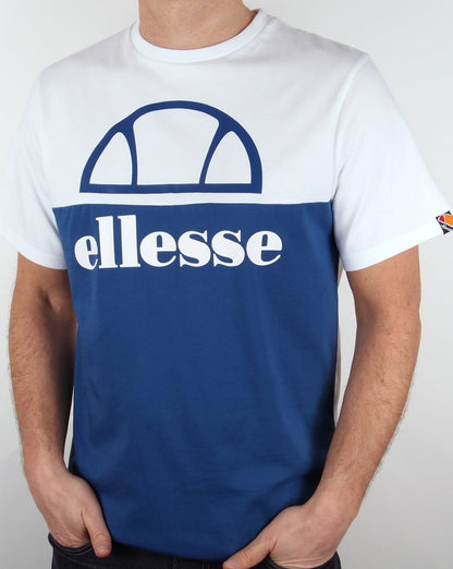 Ellesse Olympico T Shirt White/Royal