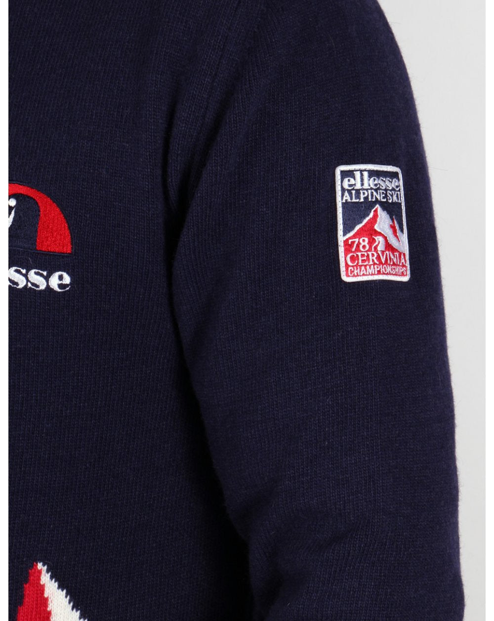 Ellesse Penguin Cervinia Jumper Navy