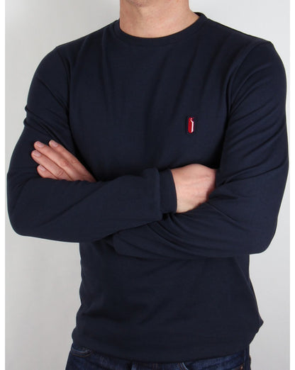 Ellesse Penguin Long Sleeve T-shirt Navy Blue