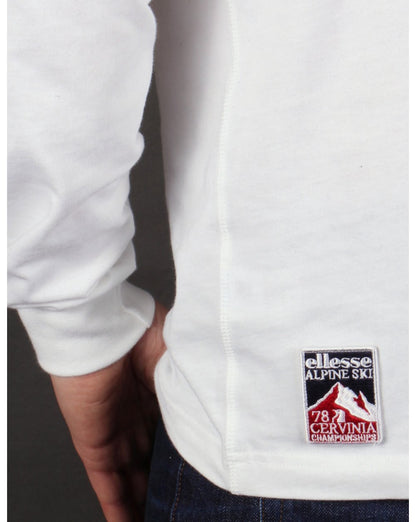 Ellesse Penguin Long Sleeve T-shirt White