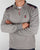 Ellesse Penguin Quarter Zip Sweat Jumper Charcoal Marl