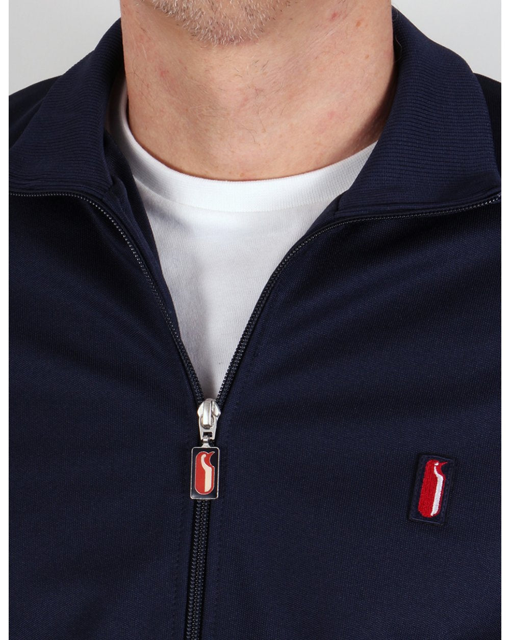 Ellesse Penguin Thoeni Track Top Navy Blue
