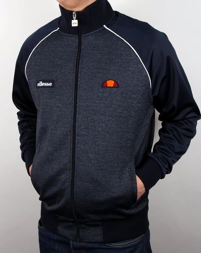 Ellesse Piped Track Top Navy