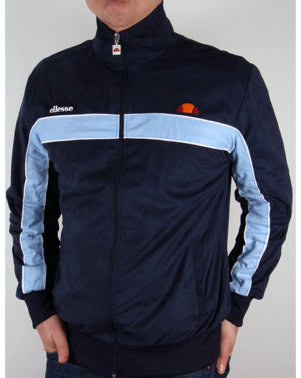 Ellesse Premium Track Top Navy/royal Blue