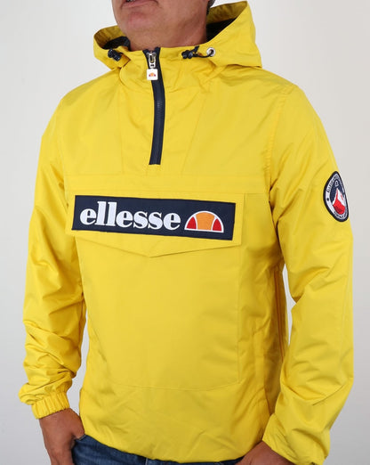 Ellesse Quarter Zip Overhead Jacket Yellow