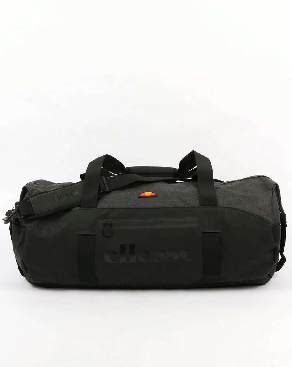 Ellesse Renato Barrel Bag Black/Charcoal Marl
