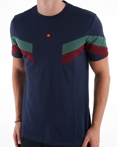 Ellesse Ricorda T Shirt Navy