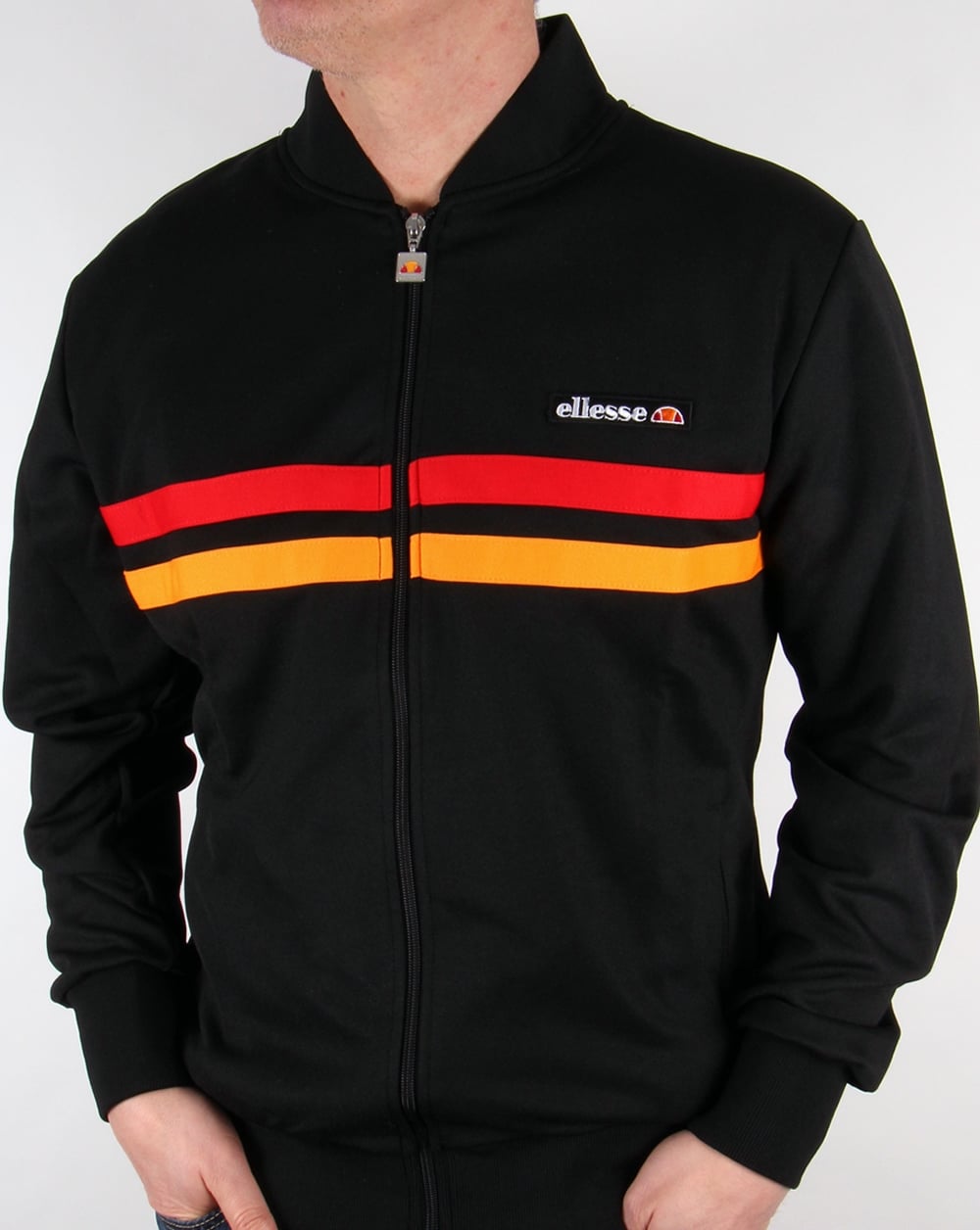 Ellesse Rimini 2 Track Top Black/red/orange