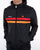Ellesse Rimini Striped Rain Jacket Black/orange
